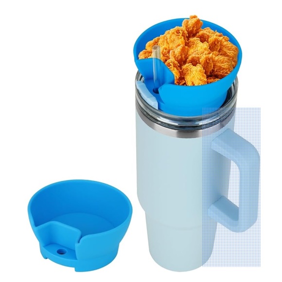 Turquoise Snack Bowl for Stanley 40 oz Tumbler with Handle - Picture 4 of 6